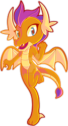 Size: 1280x2370 | Tagged: safe, artist:iestragon, derpibooru import, smolder, dragon, dragoness, female, simple background, solo, transparent background