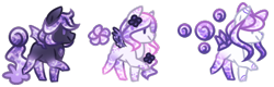 Size: 480x153 | Tagged: safe, artist:eiine, derpibooru import, oc, oc only, original species, pony, aqua equos, simple background, transparent background