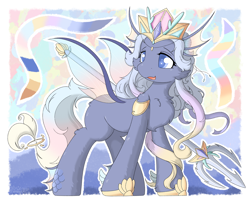 Size: 3553x2903 | Tagged: safe, artist:焰心fireworks, derpibooru import, oc, oc:澜茜, original species, pony, female, reference sheet