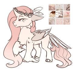 Size: 2038x1837 | Tagged: safe, artist:highrolleryt, derpibooru import, oc, oc only, alicorn, pony, alicorn oc, chest fluff, horn, raised hoof, raised leg, simple background, solo, white background, wings