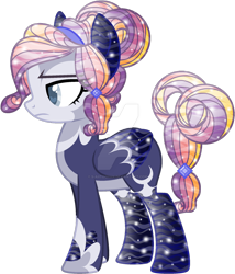 Size: 1024x1195 | Tagged: safe, artist:s-aiitochan, derpibooru import, oc, oc:baguette, original species, pegasus, pony, aqua equos, base used, closed species, deviantart watermark, obtrusive watermark, simple background, solo, transparent background, watermark