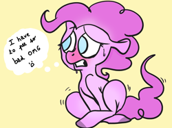 Size: 1890x1417 | Tagged: safe, artist:theponybox696, derpibooru import, pinkie pie, earth pony, pony, desperation, need to pee, omorashi, potty dance, potty emergency, potty time, watersports