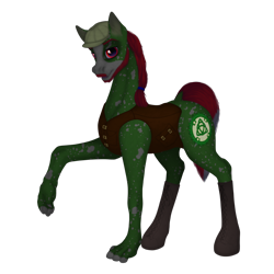 Size: 3500x3500 | Tagged: safe, alternate version, artist:ghost3280, derpibooru import, oc, oc only, oc:well geboren, dog, dog pony, earth pony, original species, pony, boots, clothes, hat, multiple variants, shoes, simple background, solo, transparent background, vest