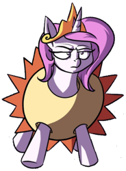 Size: 365x496 | Tagged: safe, artist:rocket-lawnchair, derpibooru import, edit, princess celestia, alicorn, pony, celestia is not amused, cewestia, clothes, costume, crown, female, filly, foal, gem, horn, jewelry, pink-mane celestia, regalia, simple background, sun, transparent background, unamused, young celestia, younger