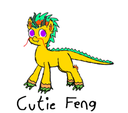 Size: 505x446 | Tagged: safe, artist:fruityhorssse, derpibooru import, oc, oc only, oc:zui feng, dracony, dragon, hybrid, 1000 hours in ms paint, chinese dragon, eastern dragon, simple background, solo, white background