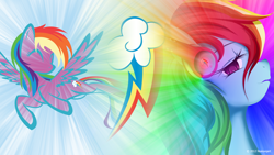 Size: 1920x1080 | Tagged: safe, artist:nsaiuvqart, artist:up1ter, artist:winterrrr, derpibooru import, edit, rainbow dash, pegasus, pony, 2012, cutie mark, female, headphones, mare, solo, wallpaper, wallpaper edit