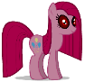 Size: 94x91 | Tagged: safe, artist:mixermike622, derpibooru import, edit, pinkie pie, earth pony, pony, evil pinkie pie, female, mare, pinkamena diane pie, simple background, smiling, transparent background, zalgo, zalgo pie