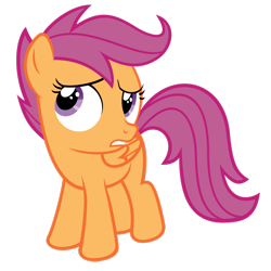 Size: 2449x2449 | Tagged: safe, artist:otfor2, derpibooru import, scootaloo, pegasus, pony, .psd available, female, high res, mare, simple background, solo, transparent background, vector