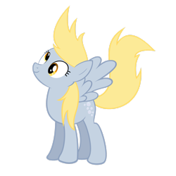 Size: 2449x2449 | Tagged: safe, artist:otfor2, derpibooru import, derpy hooves, pegasus, pony, female, high res, mare, simple background, solo, transparent background, vector