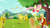 Size: 1280x720 | Tagged: safe, derpibooru import, screencap, fluttershy, butterfly, earth pony, pegasus, pony, rainbow roadtrip, clothes, cute, heartwarming, leg warmers, shyabetes, unnamed character, unnamed pony, yellow fur