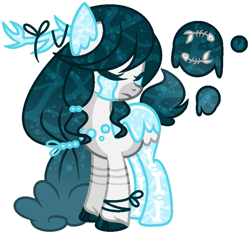 Size: 811x760 | Tagged: safe, artist:eiine, derpibooru import, oc, original species, pony, aqua equos, closed species, simple background, solo, transparent background