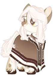 Size: 1260x1740 | Tagged: safe, artist:kawaiighetto, derpibooru import, oc, oc only, earth pony, pony, clothes, earth pony oc, female, frown, mare, simple background, solo, transparent background, unshorn fetlocks