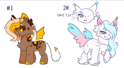 Size: 4000x2208 | Tagged: safe, artist:highrolleryt, derpibooru import, oc, oc only, bat pony, pony, bat pony oc, chest fluff, duo, floating wings, raised hoof, raised leg, smiling, wings