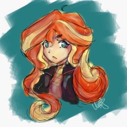 Size: 924x924 | Tagged: artist needed, source needed, safe, derpibooru import, sunset shimmer, equestria girls, female, solo
