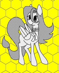 Size: 966x1200 | Tagged: safe, artist:stacy_165cut, derpibooru import, pegasus, pony, female, folded wings, mare, solo, wings