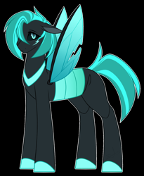 Size: 1228x1500 | Tagged: safe, artist:purplegrim40, derpibooru import, oc, oc only, changepony, hybrid, black background, crack ship offspring, female, interspecies offspring, offspring, parent:queen chrysalis, parent:sky stinger, scar, simple background, solo