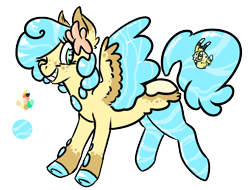 Size: 738x562 | Tagged: safe, artist:frackkinkraken, derpibooru import, oc, original species, pegasus, pony, aqua equos, closed species, solo