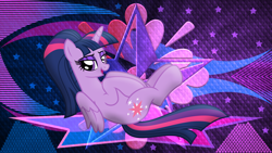 Size: 3840x2160 | Tagged: safe, artist:laszlvfx, artist:severity-gray, derpibooru import, edit, twilight sparkle, twilight sparkle (alicorn), alicorn, pony, solo, wallpaper, wallpaper edit