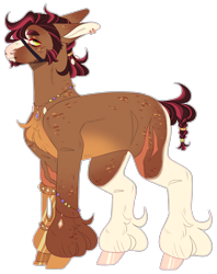 Size: 2032x2565 | Tagged: safe, artist:sleepy-nova, derpibooru import, oc, earth pony, pony, amputee, male, prosthetic leg, prosthetic limb, prosthetics, simple background, solo, stallion, transparent background