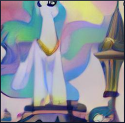 Size: 712x701 | Tagged: safe, artist:dall·e mini, derpibooru import, machine learning generated, princess celestia, pony, dall·e mini, exploitable meme, image macro, meme, sunset is not willing to learn