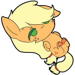 Size: 740x740 | Tagged: safe, artist:korencz11, derpibooru import, applejack, earth pony, pony, emoji, genshin impact