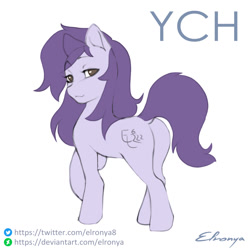 Size: 1000x1000 | Tagged: safe, artist:eltaile, derpibooru import, earth pony, pony, any race, butt, commission, cute, dock, plot, simple background, solo, tail, white background, your character here