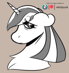 Size: 1122x1200 | Tagged: safe, artist:viktiipunk, derpibooru import, oc, pony, unicorn, bags under eyes, eyeshadow, female, frown, makeup, mare, sad, solo