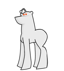 Size: 852x937 | Tagged: safe, derpibooru import, oc, pony, abomination, barely pony related, cursed image, homestar runner, kill it with fire, long legs, male, nightmare fuel, ponified, reddit, rule 85, simple background, skinny, snoo, solo, transparent background, vector, wtf