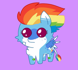 Size: 679x612 | Tagged: artist needed, safe, derpibooru import, rainbow dash, pegasus, redesign, solo, tbh, yipee