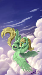 Size: 1500x2667 | Tagged: safe, artist:1jaz, derpibooru import, oc, oc only, oc:mark wells, alicorn, pony, alicorn oc, horn, solo, wings