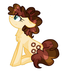 Size: 896x1040 | Tagged: safe, artist:gallantserver, derpibooru import, oc, oc:puff pastry, earth pony, pony, female, mare, simple background, solo, transparent background