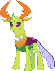 Size: 3000x3858 | Tagged: safe, artist:dashiesparkle, derpibooru import, thorax, changedling, changeling, to change a changeling, absurd resolution, king thorax, simple background, solo, transparent background, vector