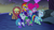 Size: 1920x1080 | Tagged: safe, screencap, applejack, pinkie pie, rainbow dash, rarity, spike, twilight sparkle, twilight sparkle (alicorn), alicorn, big cat, dragon, earth pony, lion, mermaid, pegasus, pony, unicorn, g4, scare master, season 5, animal costume, applelion, armor, armored pony, astrodash, astronaut, athena sparkle, clothes, dragon costume, female, gladiator, horn, male, mare, mermarity, nightmare night costume, pinkie puffs, roller skates, scared, shocked, shocked expression, spacesuit