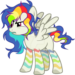 Size: 1920x1909 | Tagged: safe, artist:renhorse, derpibooru import, oc, oc:prism waves, pegasus, pony, female, mare, simple background, solo, transparent background