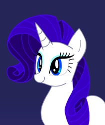 Size: 759x900 | Tagged: safe, artist:stacy_165cut, derpibooru import, rarity, pony, unicorn, blue background, female, horn, mare, simple background, solo