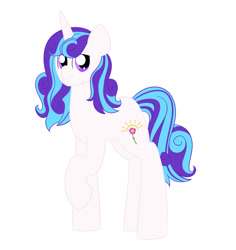 Size: 1890x2000 | Tagged: safe, artist:queenderpyturtle, derpibooru import, oc, oc:carnation, pony, unicorn, male, offspring, parent:pokey pierce, parent:royal ribbon, simple background, solo, stallion, white background