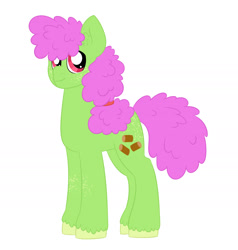 Size: 1900x1999 | Tagged: safe, artist:queenderpyturtle, derpibooru import, oc, oc:biscotti, earth pony, pony, adopted offspring, male, parent:applejack, parent:coloratura, parents:rarajack, simple background, solo, stallion, white background