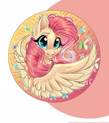 Size: 1820x2048 | Tagged: safe, artist:unfinishedheckery, derpibooru import, fluttershy, pegasus, pony, digital art, female, mare, simple background, solo, spread wings, wings