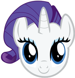 Size: 2824x2934 | Tagged: artist needed, safe, derpibooru import, edit, screencap, rarity, pony, unicorn, blue eyes, female, head, head only, mare, simple background, solo, transparent background, vector