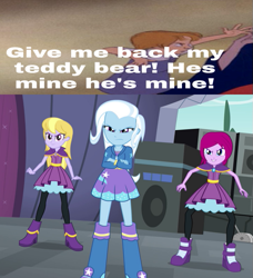 Size: 599x656 | Tagged: safe, artist:thegreatguy2000, derpibooru import, fuchsia blush, lavender lace, trixie, equestria girls, rainbow rocks, 1000 hours in ms paint, it came from deviantart, meme, trixie and the illusions, wrong aspect ratio