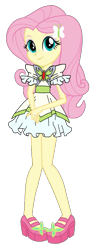 Size: 371x1024 | Tagged: safe, artist:mlgskittles, derpibooru import, fluttershy, equestria girls, legend of everfree, clothes, dress, shoes, simple background, solo, transparent background, vector