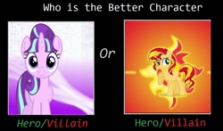 Size: 1144x672 | Tagged: safe, derpibooru import, editor:swiftgaiaithebrony, starlight glimmer, sunset shimmer