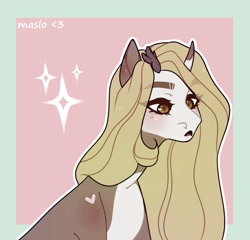 Size: 2247x2160 | Tagged: safe, artist:maslo<3, derpibooru import, pony, unicorn, :o, open mouth