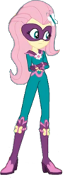 Size: 176x443 | Tagged: safe, artist:pascalmulokozi2, derpibooru import, edit, edited screencap, screencap, fluttershy, saddle rager, equestria girls, movie magic, spoiler:eqg specials, background removed, clothes, costume, female, power ponies, simple background, solo, transparent background