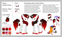 Size: 1920x1147 | Tagged: safe, artist:alexdti, derpibooru import, oc, oc only, oc:eden doublestars, oc:zendra flame, pony, unicorn, female, mare, reference sheet