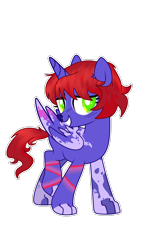 Size: 1548x2508 | Tagged: safe, derpibooru import, oc, alicorn, pony, adoptable, adoptable open, hellboyart, my little pony