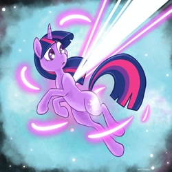 Size: 2048x2048 | Tagged: safe, artist:pfeffaroo, derpibooru import, twilight sparkle, pony, magical mystery cure, ascension, female, mare, princess celestia's special princess making dimension, solo