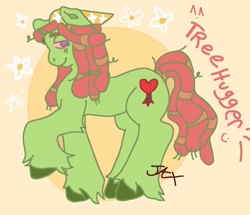 Size: 965x828 | Tagged: safe, artist:h3xanrrd, derpibooru import, tree hugger, earth pony, pony, female, solo