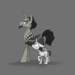 Size: 1024x1024 | Tagged: safe, artist:pfeffaroo, derpibooru import, chancellor neighsay, oc, pony, unicorn