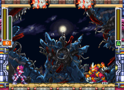 Size: 2096x1528 | Tagged: safe, derpibooru import, smolder, dragon, robot, biometal, crossover, fistleo the predatoroid, megaman, megaman zx, pixel art, pseudoroids, roboticization